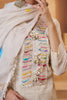 Awesome Off-White Thread Work Event Wear Pant Suit With Dupatta