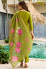 Bewitching Green Embroidered Viscose Festival Wear Pant Suit
