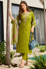 Bewitching Green Embroidered Viscose Festival Wear Pant Suit