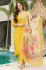 Captivating Yellow Viscose Haldi Wear Suit With Floral Printed Dupatta