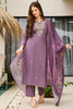 Incredible Purple Thread Embroidered Rayon Event Wear Suit With Dupatta