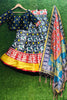 Astonishing Navy Blue Patola Printed Silk Traditional Lehenga Choli
