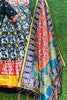 Astonishing Navy Blue Patola Printed Silk Traditional Lehenga Choli
