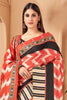 Lovely Multi-Color Digital Print Pashmina Winter Wear Saree With Shawl