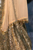 Stunning Golden Sequins Net Party Wear Lehenga Choli With Dupatta