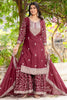 Fabulous Rose Gold Sequins Chinon Festival Wear Sharara Suit