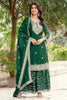 Marvelous Green Sequins Chinon Festival Wear Sharara Suit