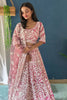 Glamorous Pink Embroidered Net Wedding Wear Lehenga Choli With Dupatta