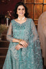 Marvelous Teal Blue Diamond Work Net Reception Wear Lehenga Choli