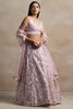 Incredible Pink Sequins Net Party Wear Lehenga Choli With Dupatta