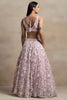 Incredible Pink Sequins Net Party Wear Lehenga Choli With Dupatta