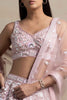 Incredible Pink Sequins Net Party Wear Lehenga Choli With Dupatta