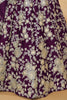 Glamorous Purple sequins Silk Engagement Wear Lehenga Choli