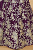 Glamorous Purple sequins Silk Engagement Wear Lehenga Choli
