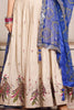 Bewitching Blue Thread Work Tissue Silk Festival Wear Lehenga Choli