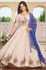 Bewitching Blue Thread Work Tissue Silk Festival Wear Lehenga Choli