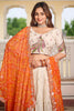 Beautiful Ivory Sequins Silk Lehenga Choli With Badhani Dupatta
