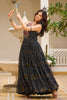 Wonderful Black Bandhani Printed Georgette Traditional Gown