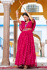 Bewitching Pink Georgette Gamthi Work Navratri Special Gown