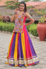 Good-looking Gamthi Work Multi-Color Cotton Navratri Lehenga Choli