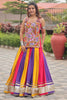Good-looking Gamthi Work Multi-Color Cotton Navratri Lehenga Choli