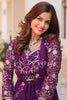 Adorable Purple Sequins Designer Crop Top Palazzo With Shrug