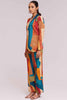 Fabulous Multi-Color Digital Print Crepe Shirt Pant And Blazer