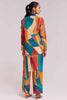 Fabulous Multi-Color Digital Print Crepe Shirt Pant And Blazer