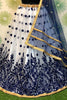 Alluring Navy Blue Net Thread Work Engagement Wear Lehenga Choli