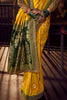 Alluring Yellow Zari Weaving Silk Haldi Wear Saree With Blouse