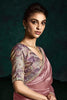 Alluring Pink Tissue Silk Engagement Wear Saree With Blouse