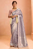 Winning Mauve Zari Weaving Silk Reception Wear Saree With Blouse