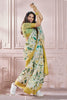 Gorgeous Yellow Digital Printed Silk Event Wear Saree With Blouse