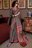 Alluring Multi-Color Patola Print Satin Event Wear Saree With Blouse