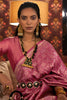 Glamorous Pink Zari Weaving Silk Festival Wear Saree With Blouse