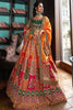 Delightful Multi Color Embroidered Banarasi Silk Wedding Lehenga Choli