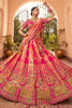 Precious Pink Zari Weaving Banarsi Silk Weadding Lehenga Choli