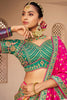 Stunning Green Zari Weaving Banarasi Silk Lehenga Choli With Dupatta