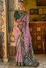 Contemporary Pink Patola Printed Silk Festival Wear Saree With Blouse