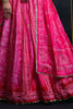 Lovely Pink Bandhani Printed Silk Wedding Wear Lehenga Choli