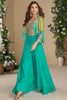 Amazing Sky-Blue Georgette Festival Wear Crop Top Palazzo With Jacket