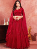 Precious Red Sequins Work Net Bridal Wear Lehenga Choli