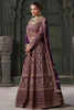 Dazzling Purple Jarkan Work Georgette Bridal Lehenga Choli