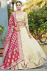 Rich Cream Viscose Gota Patti Work Lehenga Choli With Badhani Dupatta