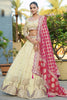 Rich Cream Viscose Gota Patti Work Lehenga Choli With Badhani Dupatta