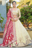 Rich Cream Viscose Gota Patti Work Lehenga Choli With Badhani Dupatta