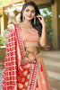 Special Peach Viscose Gota Patti Work Engagement Wear Lehenga Choli