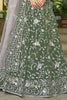 Outstanding Green Sequins Viscose Lehenga Choli With Dupatta