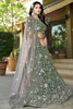 Outstanding Green Sequins Viscose Lehenga Choli With Dupatta