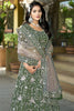 Outstanding Green Sequins Viscose Lehenga Choli With Dupatta